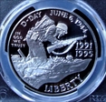 1991-95-W $1 World War II PR70DCAM