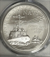 (2023-P) Medal U.S. Navy Matte 1oz Ag First Day of Issue MS70