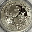 2024 £2 Britannia & Liberty 1oz Ag First Strike PR69DCAM