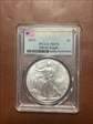 2023 $1 Silver Eagle First Day of Issue MS70