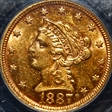 1887 $2.50 AU58