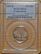 1999-D 25C Connecticut MS64