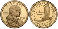 2001-S SAC$1 PR69DCAM