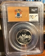 1999-S 25C New Jersey PR69DCAM