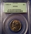 1980-P 5C MS66