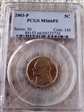 2003-P 5C MS66FS