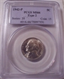 1942-P 5C Silver MS66