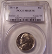 1977-D 5C MS65FS