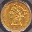 1881 $5 AU55