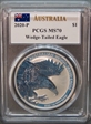 2020-P $1 Wedge-Tailed Eagle Mercanti Australia MS70