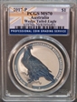 2017-P $1 Wedge Tailed Eagle MS70