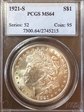 1921-S $1 MS64