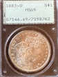 1883-O $1 MS65