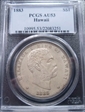1883 $1 Hawaii AU53