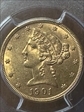 1901 $5 MS62
