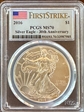 2016 $1 Silver Eagle Silver Eagle - 30th Anniversary First Strike MS70