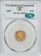 1881 G$1 MS64