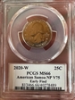 2020-W 25C American Samoa NP V75 Early Find MS66