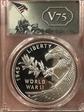 (2020) Medal End of World War II 75th Anniv.  First Strike PR70DCAM