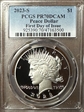 2023-S $1 Peace Dollar First Day of Issue PR70DCAM