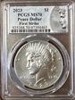 2023 $1 Peace Dollar First Strike MS70