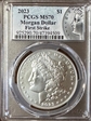 2023 $1 Morgan Dollar First Strike MS70