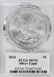 2024 $1 Silver Eagle Ultra Breaks MS70