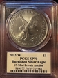 2022-W $1 Burnished Silver Eagle Ultra Breaks SP70