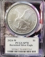 2024-W $1 Burnished Silver Eagle Ultra Breaks SP70