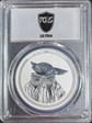 2023 $2 Grogu "Baby Yoda" 1oz Ag Ultra Breaks MS70