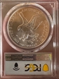 2024-(P) $1 Silver Eagle with Star Privy Struck at Philadelphia First Day of Issue MS70