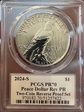 2024-S $1 Peace Dollar Rev PR Two-Coin Reverse Proof Set Ultra Breaks PR70