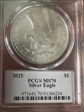 2025 $1 Silver Eagle Ultra Breaks MS70