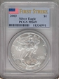 2003 $1 Silver Eagle First Strike MS69
