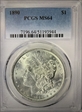 1890 $1 MS64