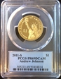 2011-S $1 Andrew Johnson PR69DCAM