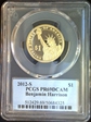 2012-S $1 Benjamin Harrison PR69DCAM