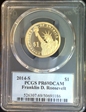 2014-S $1 Franklin D. Roosevelt PR69DCAM