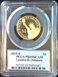 2015-S $1 Lyndon B. Johnson PR69DCAM