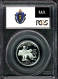 2000-S 25C Massachusetts Silver PR69DCAM