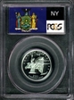 2001-S 25C New York Silver PR69DCAM