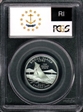 2001-S 25C Rhode Island Silver PR69DCAM