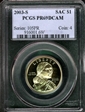 2003-S SAC$1 PR69DCAM