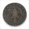 1788 Cent Massachusetts, Period VG10BN