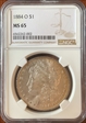 1884-O $1 MS 65