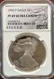 1995 P $1 Silver Eagle PF-69 ULTRA CAMEO
