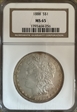 1888 $1 Morgan MS-65