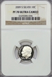 2009-S 10C Silver PF70 UC