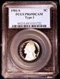 1981-S 5C Type 1 PR69DCAM