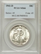 1941-D 50C MS66